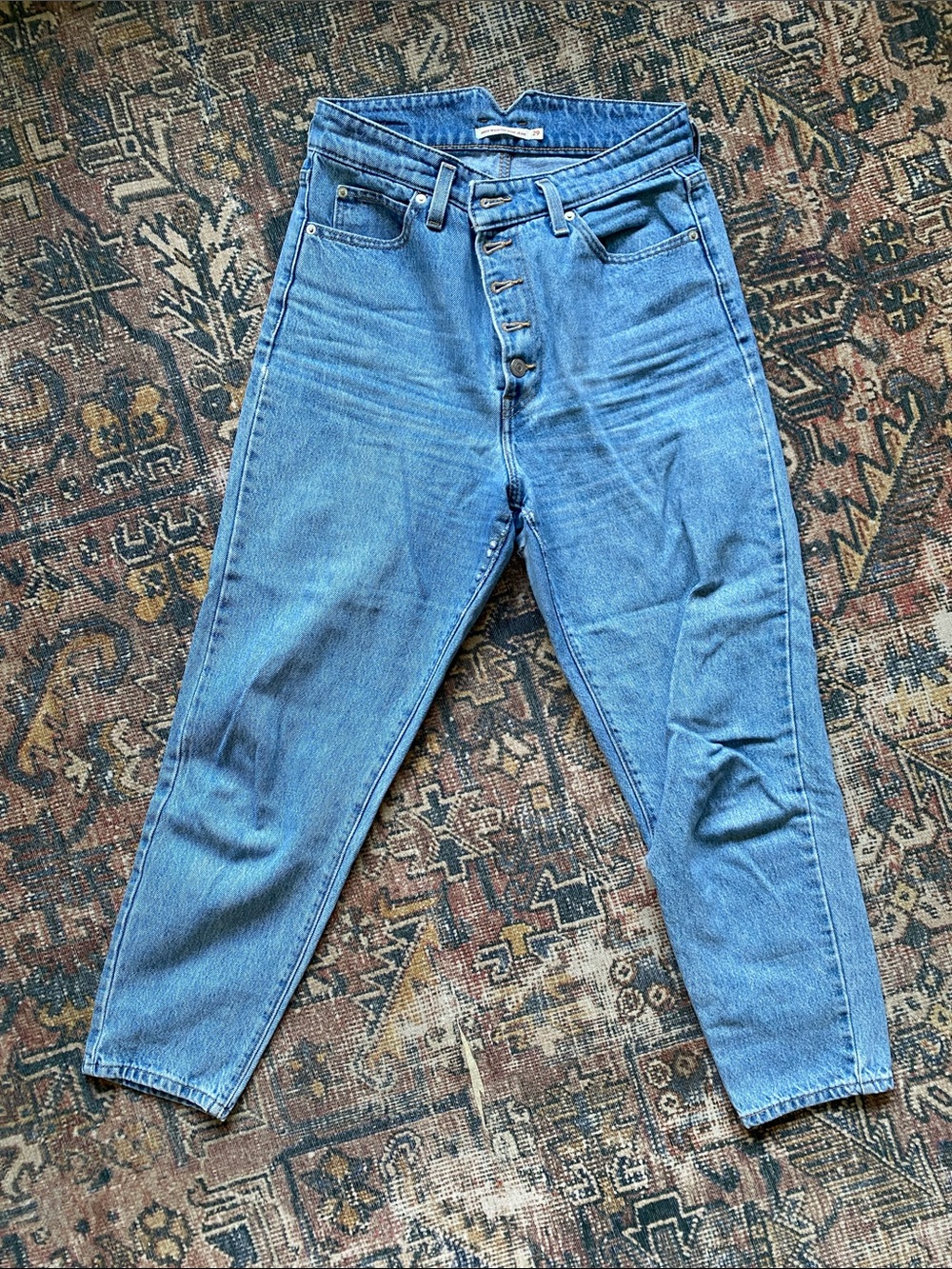 Levi’s High Rise Mom Button-Fly Jeans
